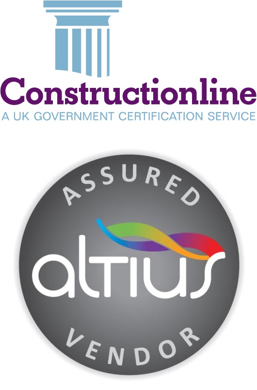 Constructionline Gold and Altius accreditations