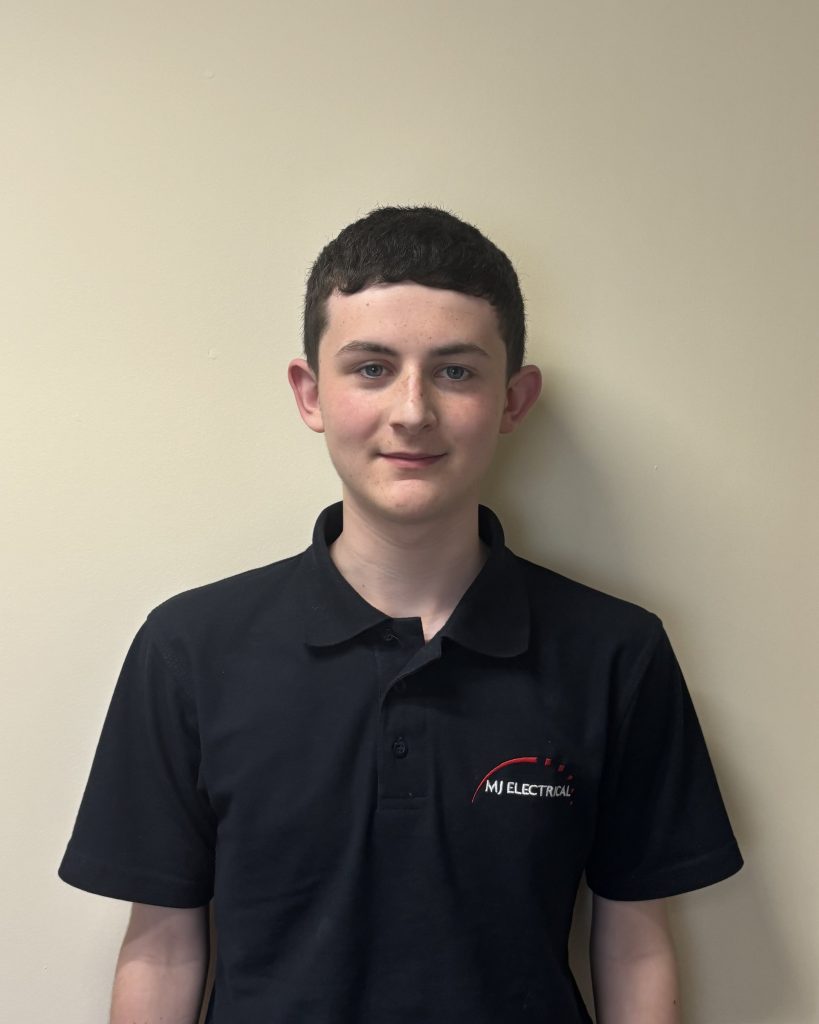 Louie’s work experience placement at MJ Electrical Services